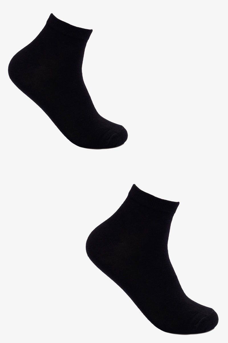 Carina Plain Ankle Socks - 2 Pairs - Image 1
